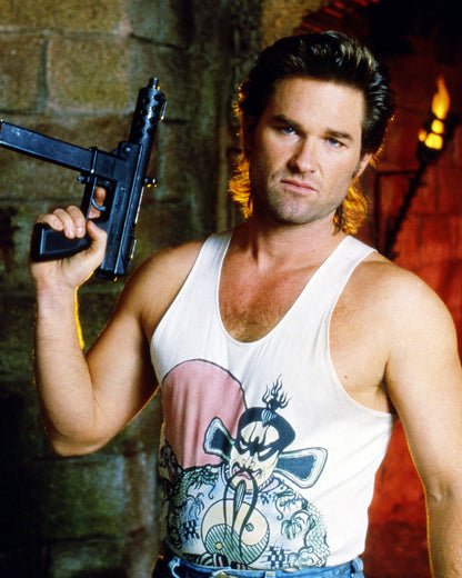 kurt russell como jack burton en golpe en la pequeña china