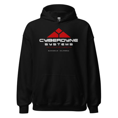 sudadera con capucha de cyberdyne systems de terminator en color negro