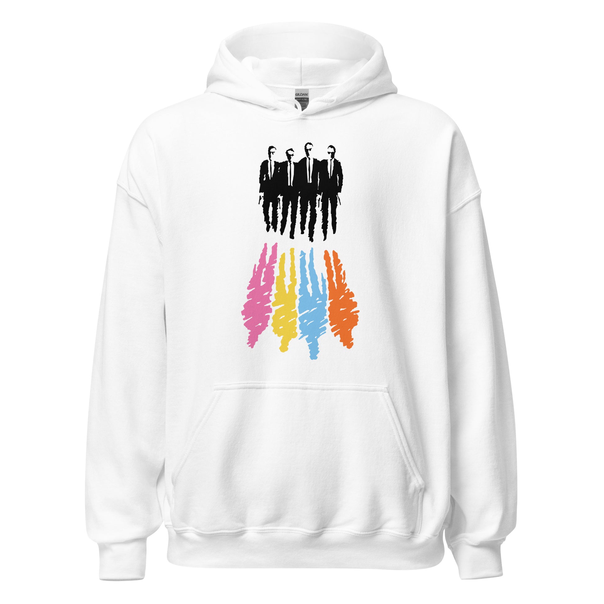 sudadera con capucha de reservoir dogs de tarantino en color blanco