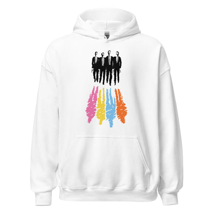 sudadera con capucha de reservoir dogs de tarantino en color blanco