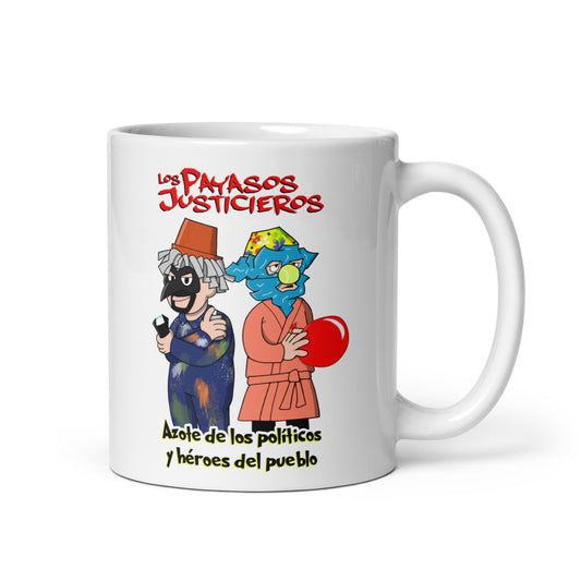 taza los payasos justicieros antonio recio coque la que se avecina en color blanco