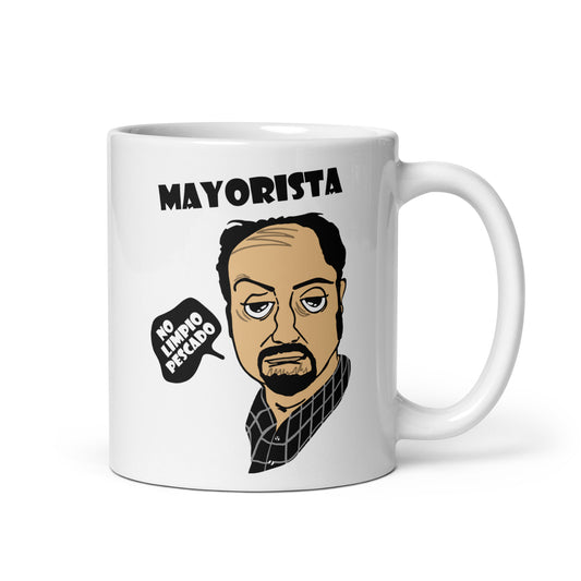 taza mayorista no limpio pescado de antonio recio de la que se avecina en color blanco