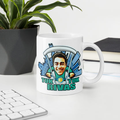 taza tuk tuk rivas amador la que se avecina en color blanco