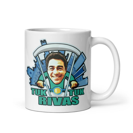 taza tuk tuk rivas amador la que se avecina en color blanco