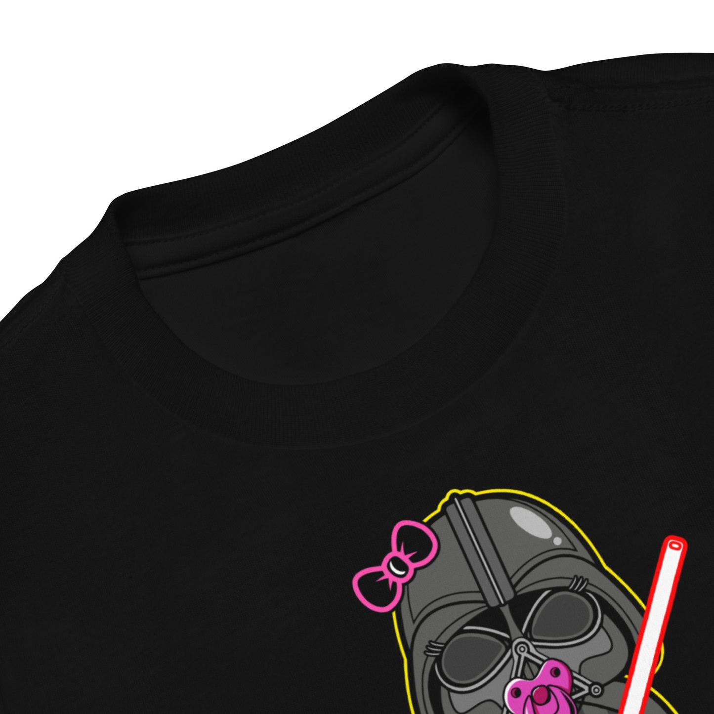 Camiseta de niño Yo Soy Tu Hija con Darth Vader de Star Wars. Color negro.