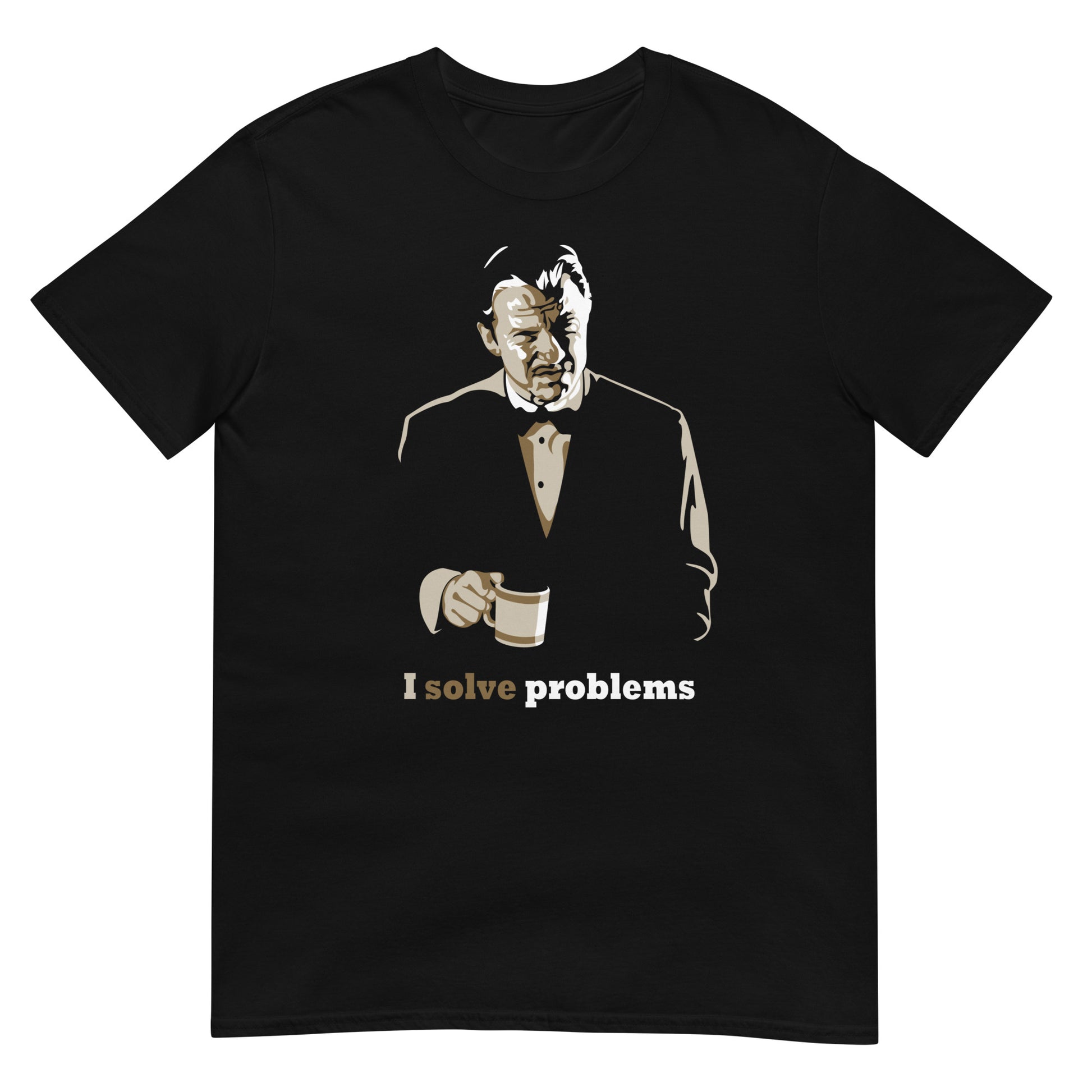 camiseta de mr wolf de pulp fiction en color negro
