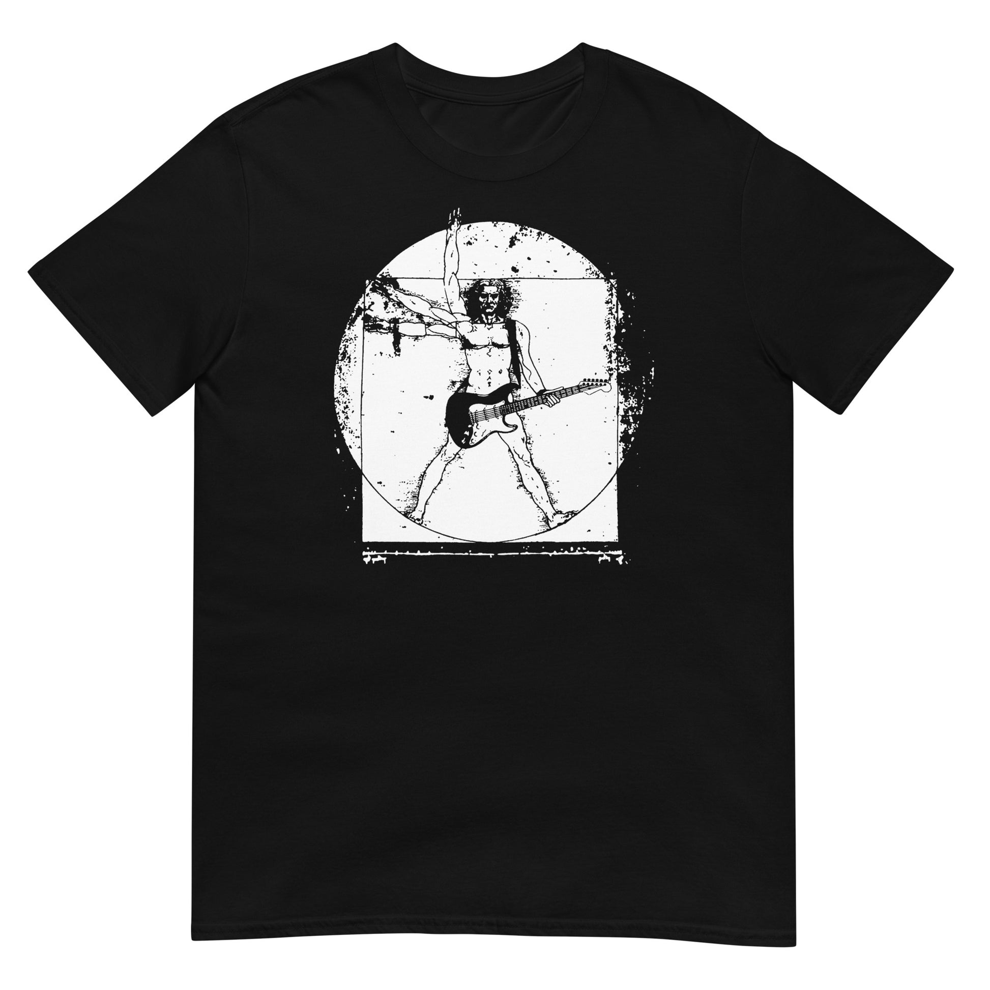 Camiseta Hombre de Vitruvio Guitarrista