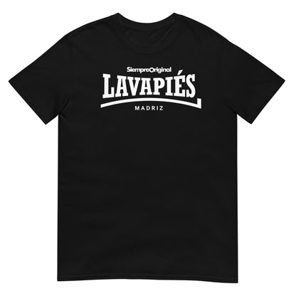 Camiseta del barrio de Lavapiés - Madrid. Color Negro.