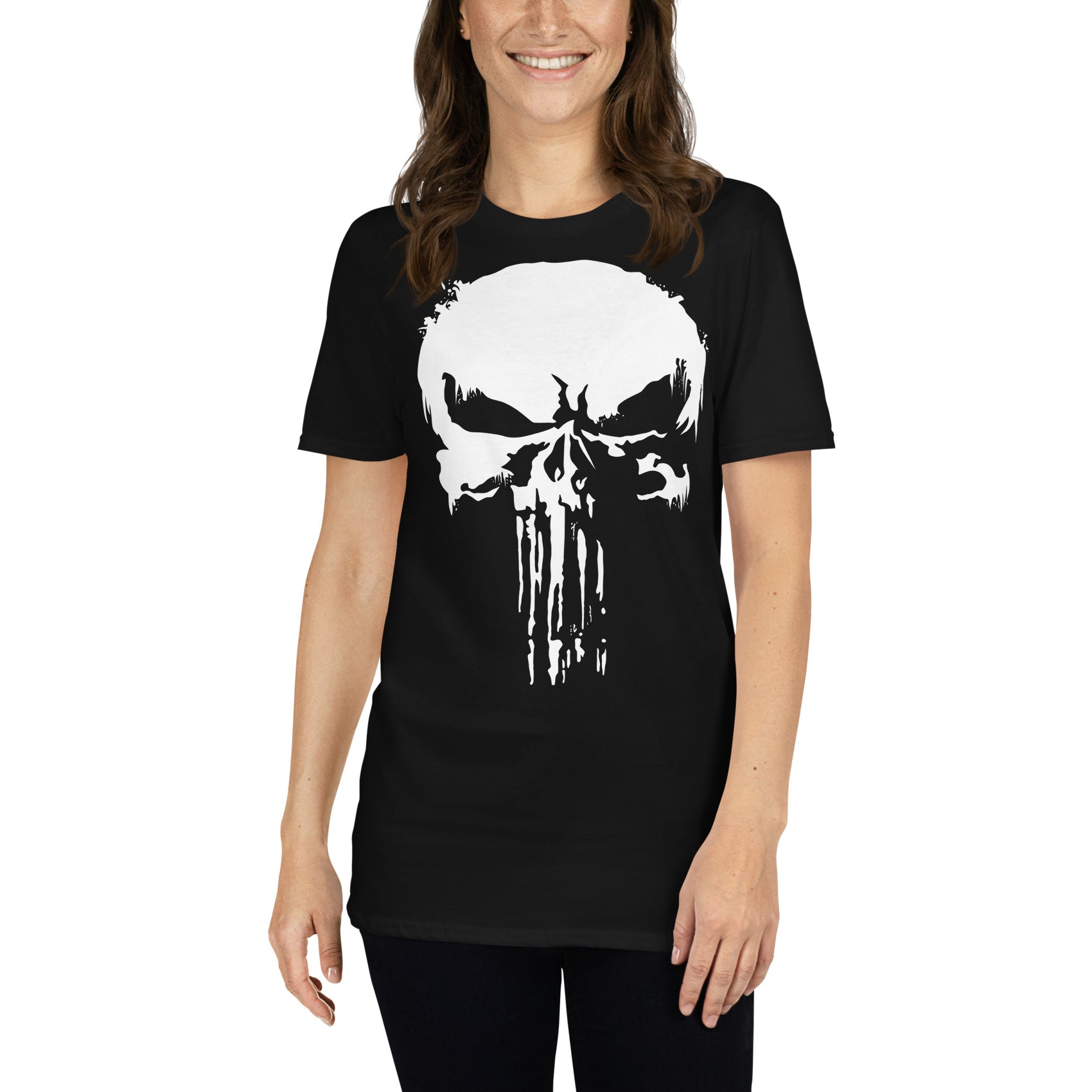 Camiseta Skull de The Punisher. Color Negro.