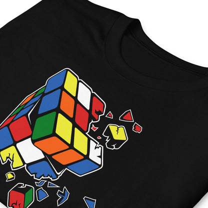 Camiseta Cubo De Rubik Explosión