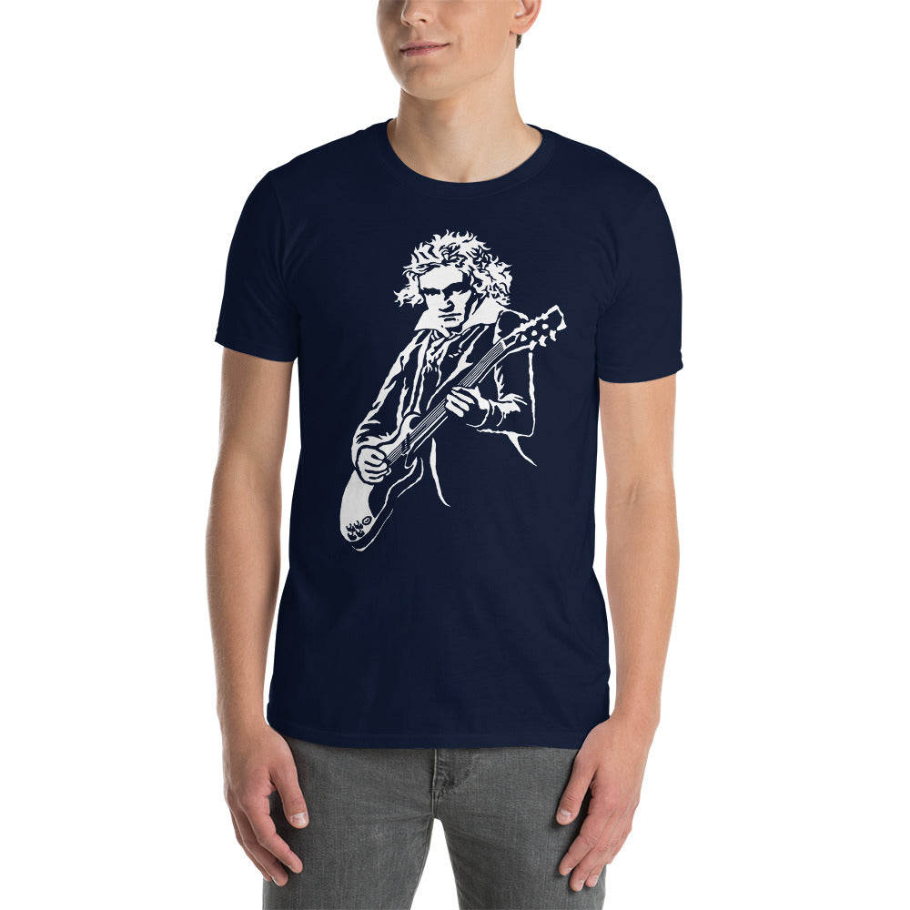 Camiseta Beethoven con Guitarra Eléctrica