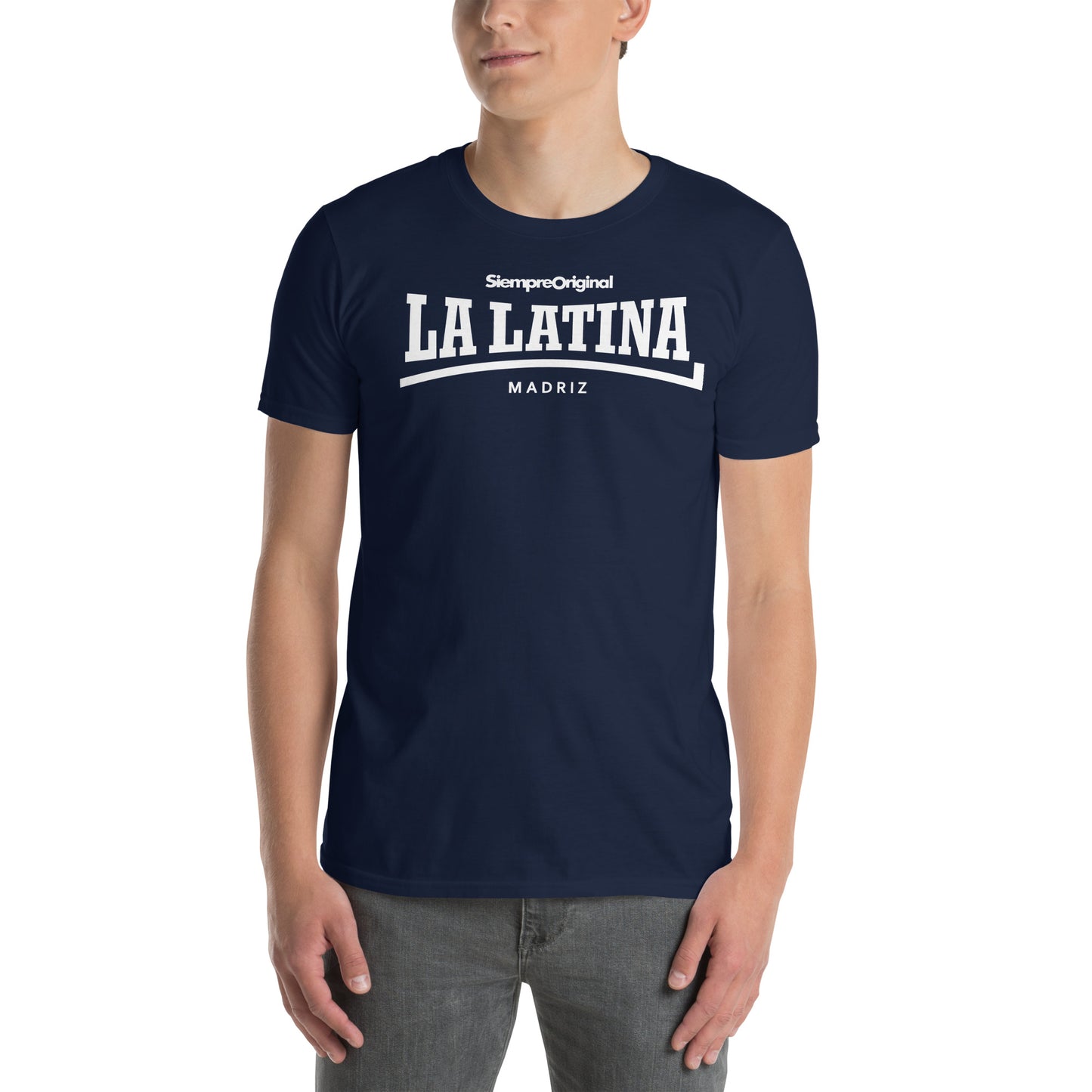 Camiseta del barrio de La Latina - Madrid. Color Azul Marino.