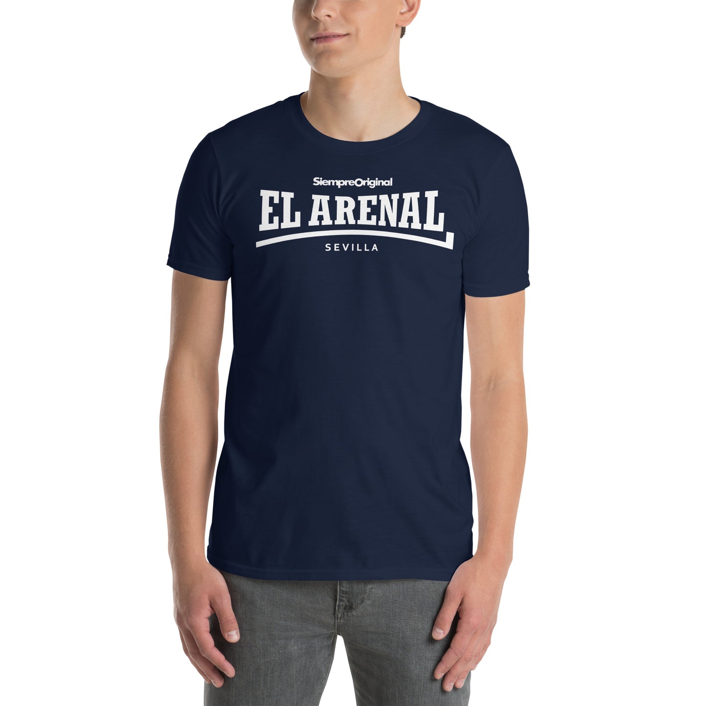 Camiseta del barrio de El Arenal - Sevilla. Color Azul Marino.