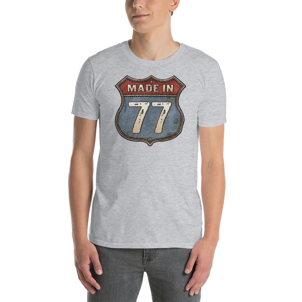 Camiseta Made In 77 - Cumpleaños