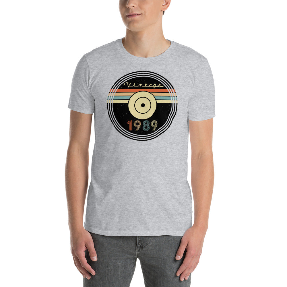 Camiseta 1989 - Vintage - Disco - Cumpleaños