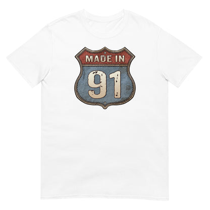 Camiseta Made In 91 - Cumpleaños