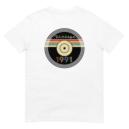 Camiseta 1991 - Vintage - Disco - Cumpleaños