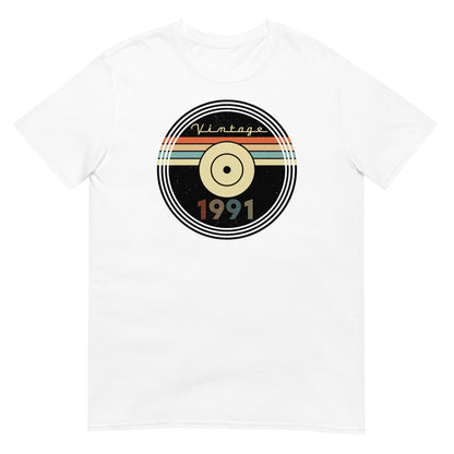 Camiseta 1991 - Vintage - Disco - Cumpleaños