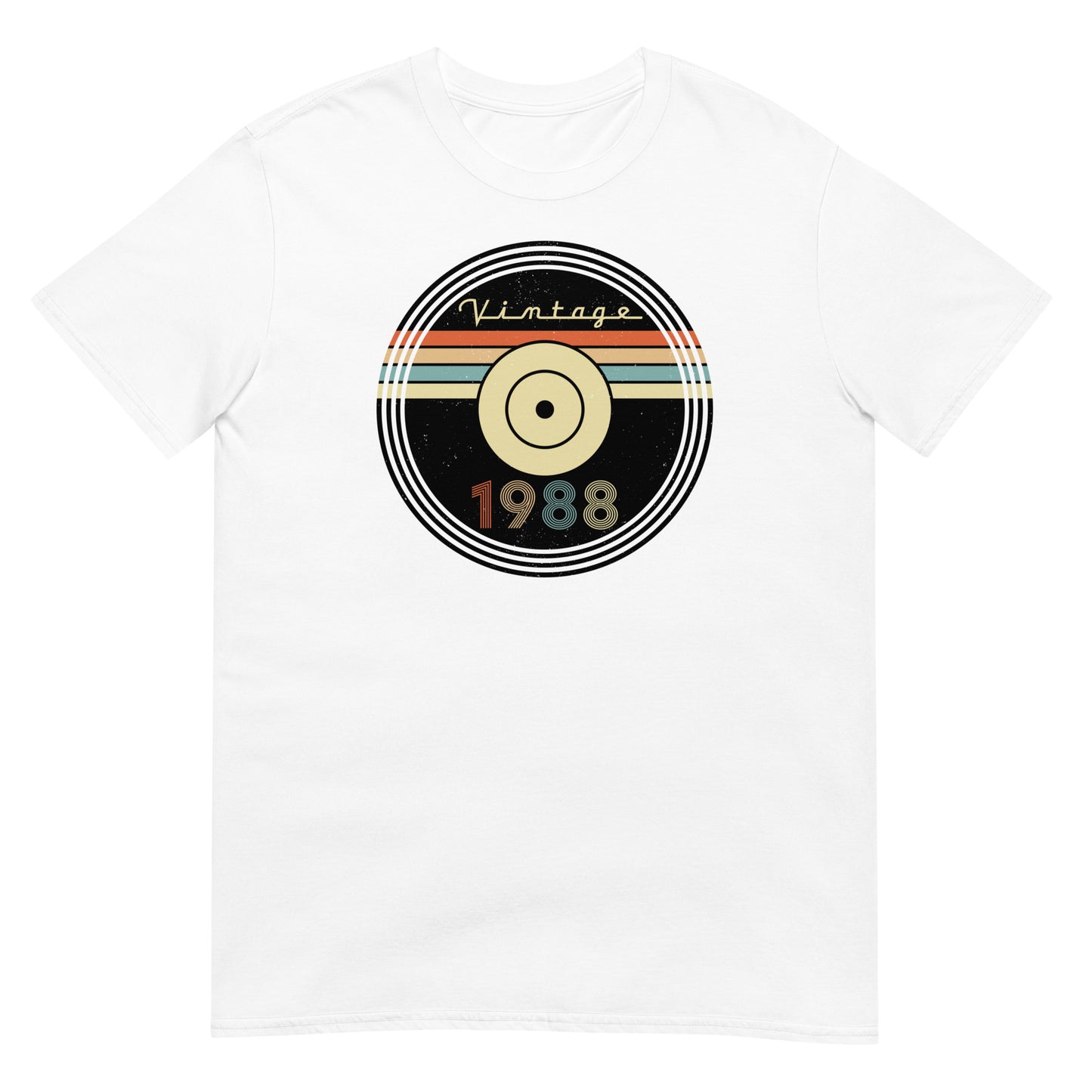 Camiseta 1988 - Vintage - Disco - Cumpleaños