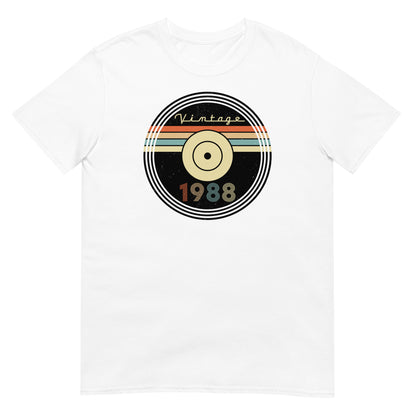 Camiseta 1988 - Vintage - Disco - Cumpleaños