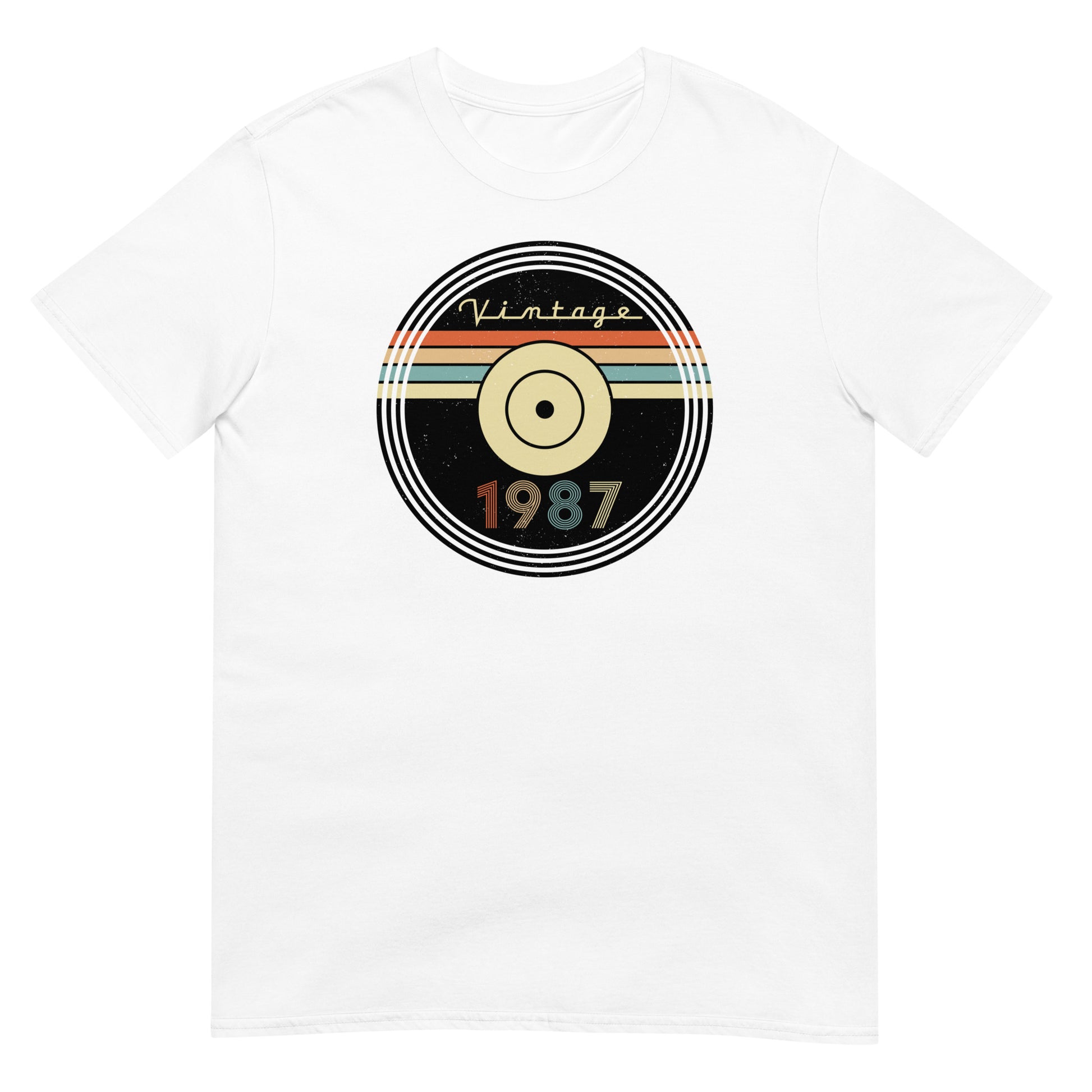 Camiseta 1987 - Vintage - Disco - Cumpleaños