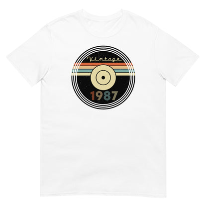 Camiseta 1987 - Vintage - Disco - Cumpleaños