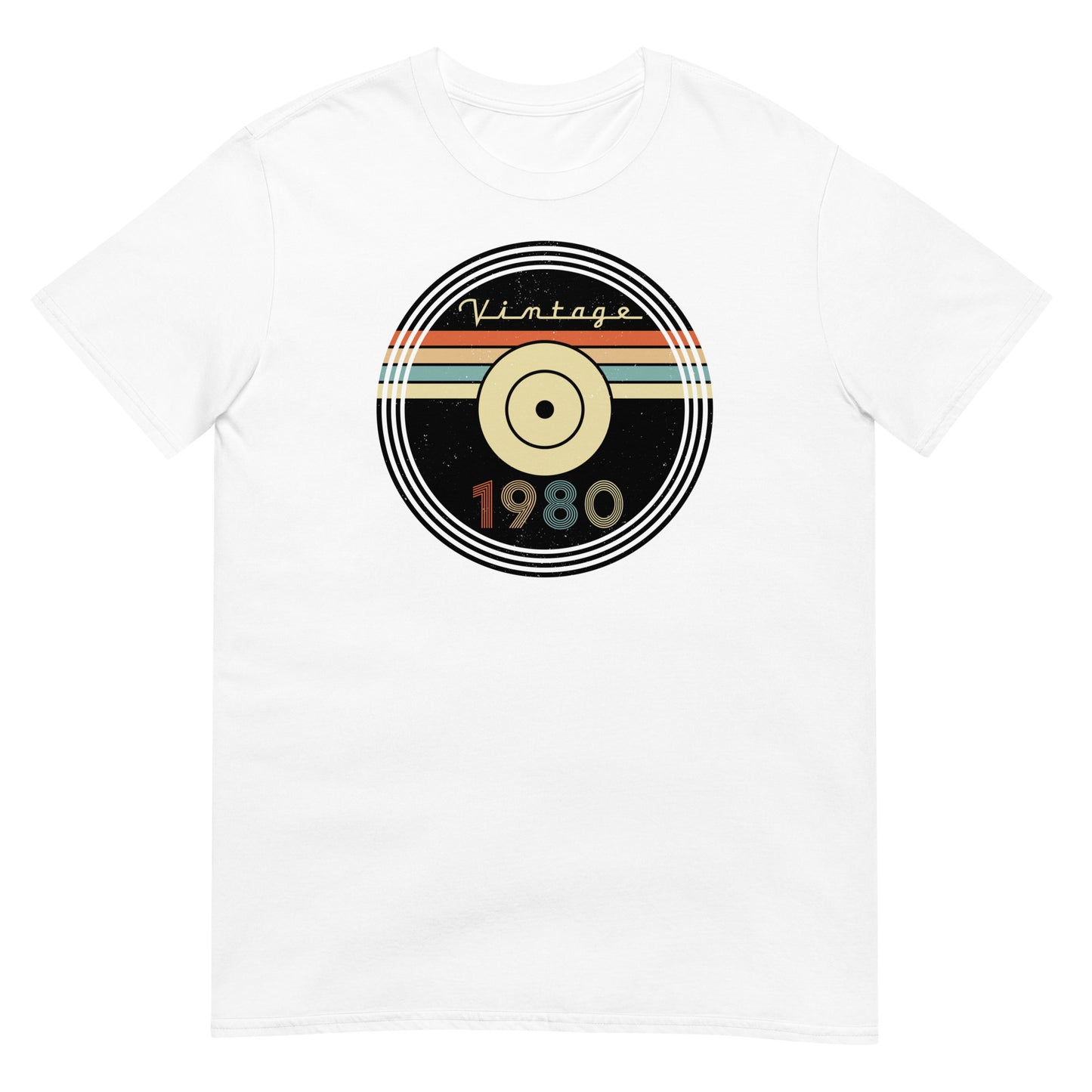 Camiseta 1980 - Vintage - Disco - Cumpleaños