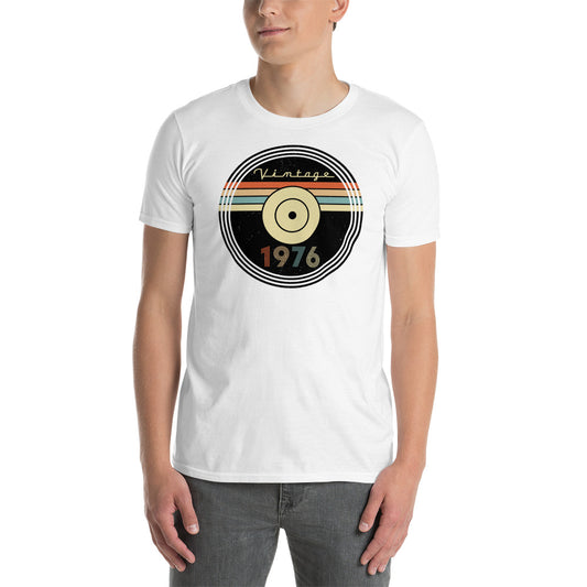 Camiseta 1976 - Vintage - Disco - Cumpleaños
