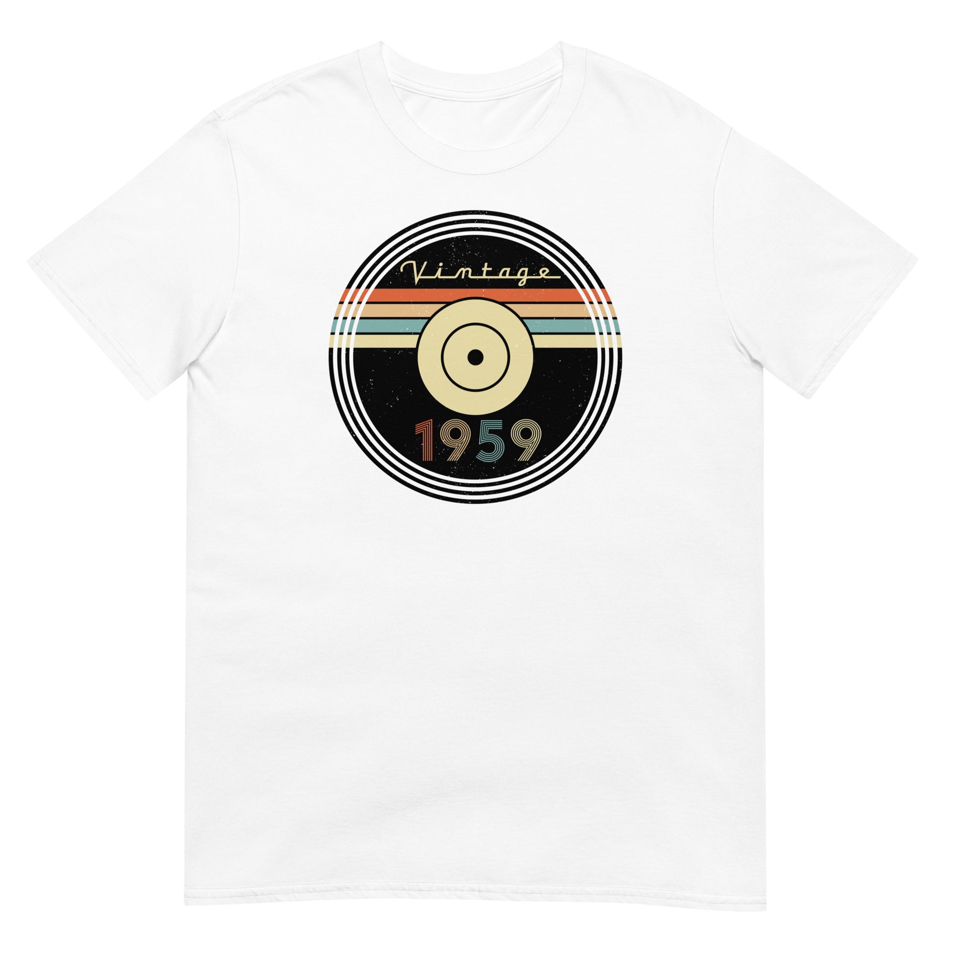 Camiseta 1959 - Vintage - Disco - Cumpleaños