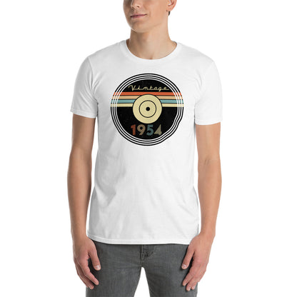 Camiseta 1954 - Vintage - Disco - Cumpleaños