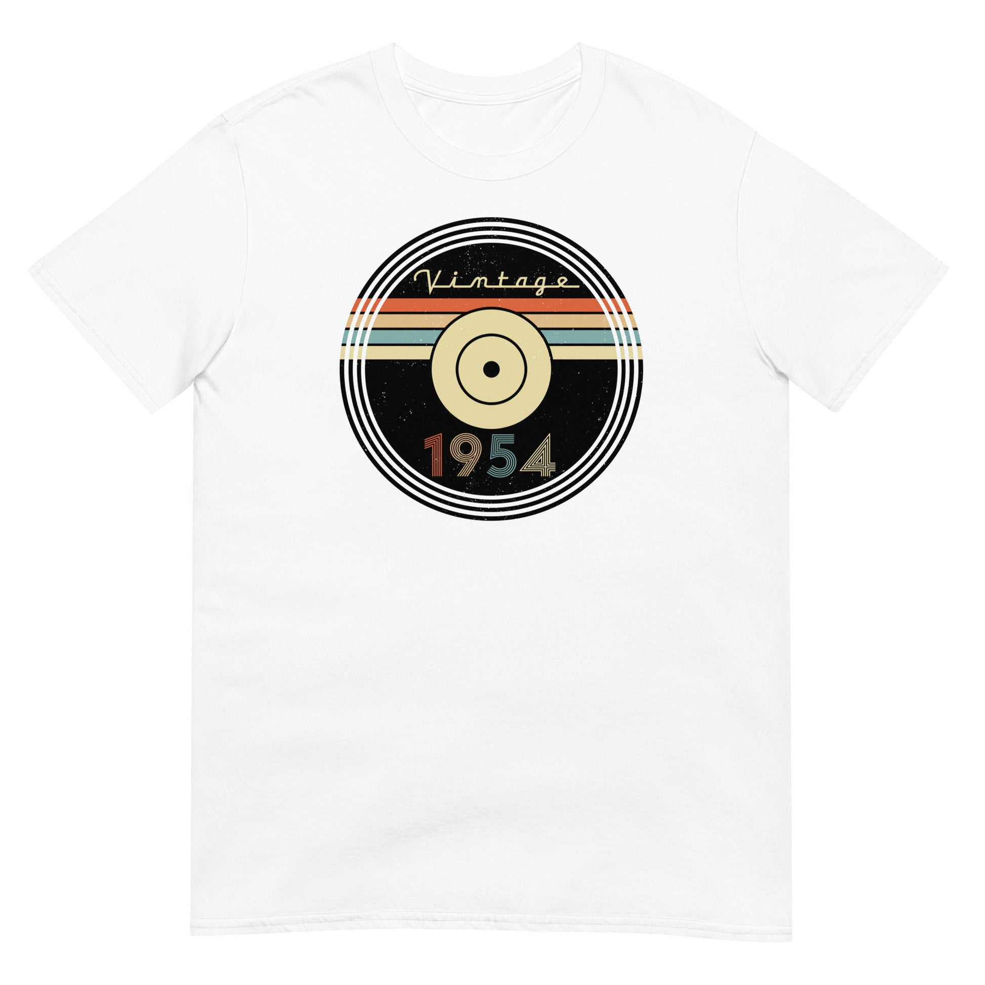 Camiseta 1954 - Vintage - Disco - Cumpleaños
