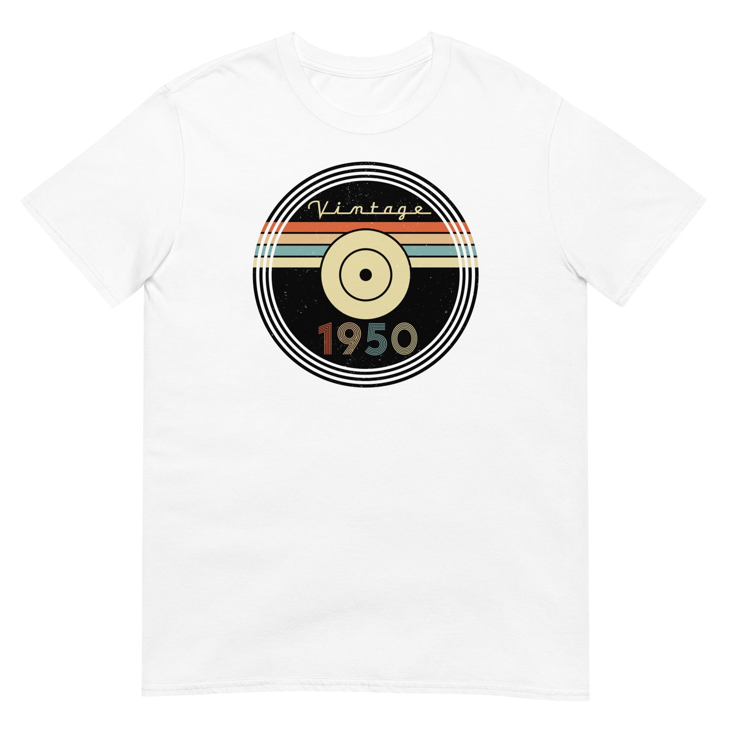Camiseta 1950 - Vintage - Disco - Cumpleaños