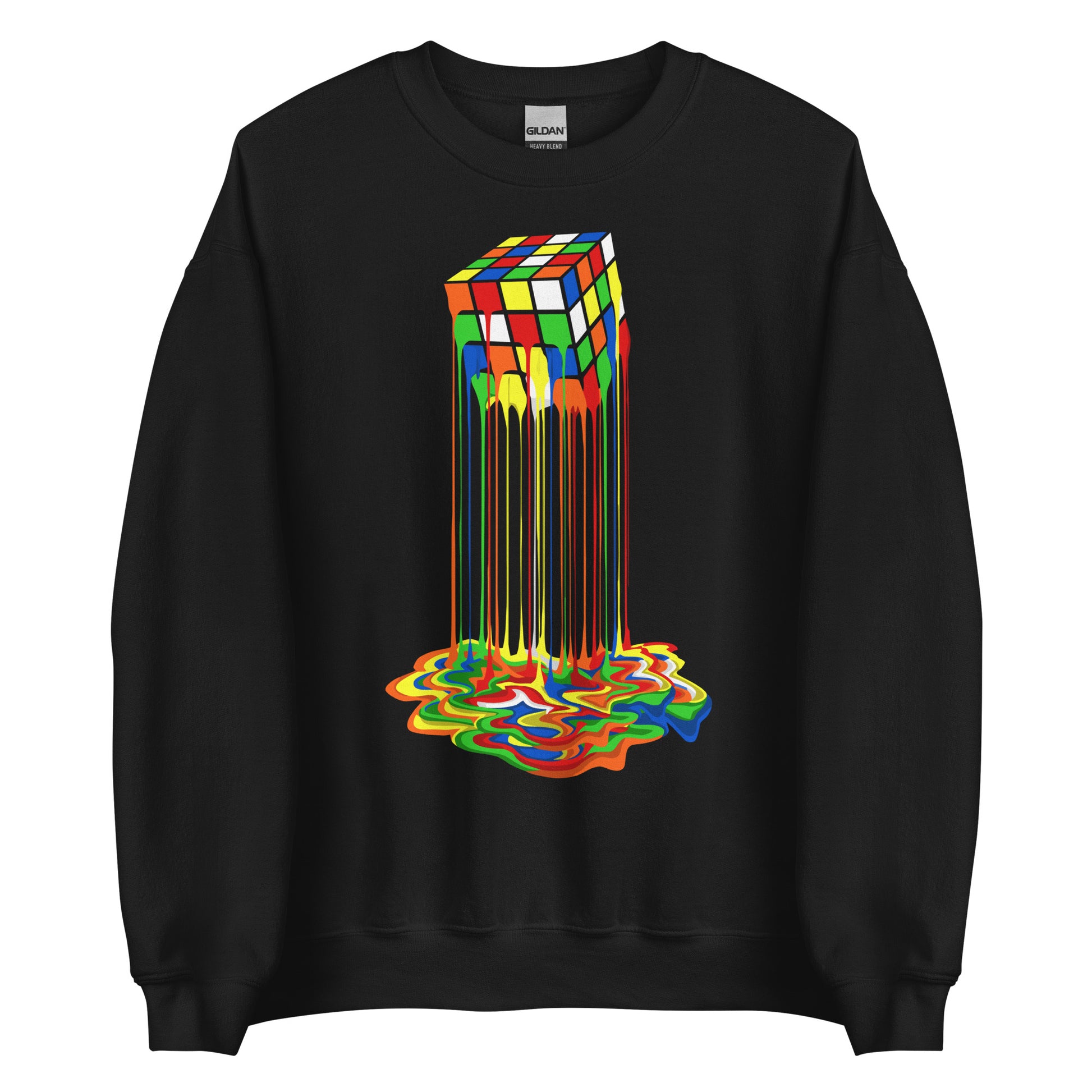 Sudadera Cubo De Rubik Derretido