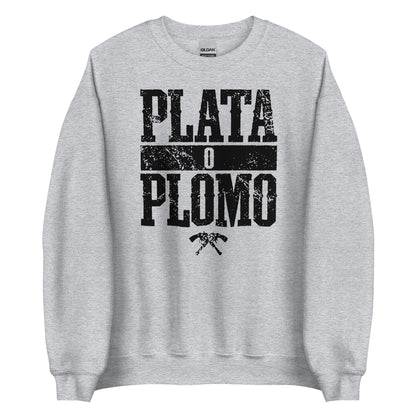 Sudadera Plata o Plomo