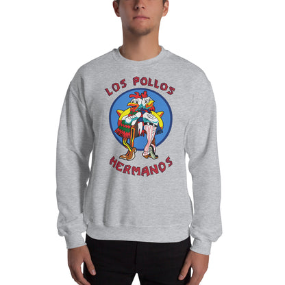 Sudadera de Los Pollos Hermanos de Breaking Bad. Color gris.