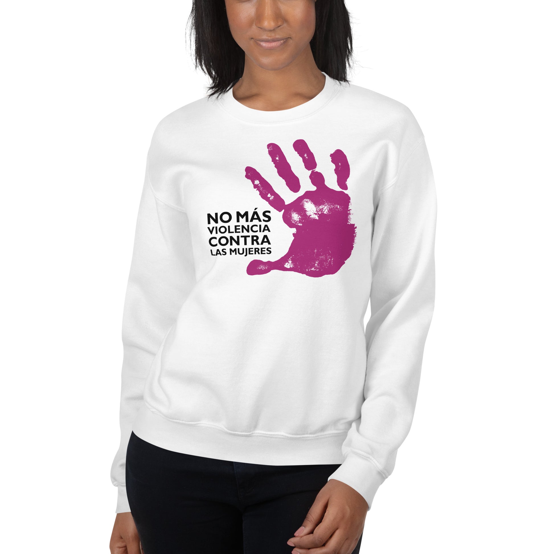 Sudadera No más Violencia contra las Mujeres