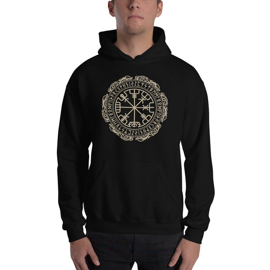 Sudadera Vegvísir - Brújula Vikinga