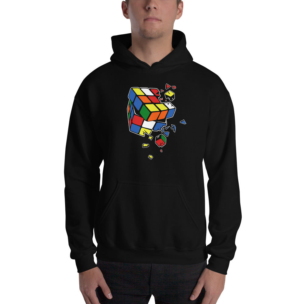 Sudadera Cubo De Rubik Explosión