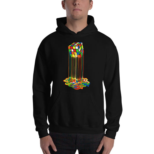 Sudadera Cubo De Rubik Derretido