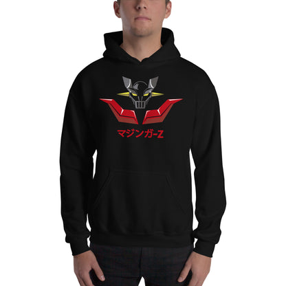 Sudadera con capucha de Mazinger Z. Color Negro.
