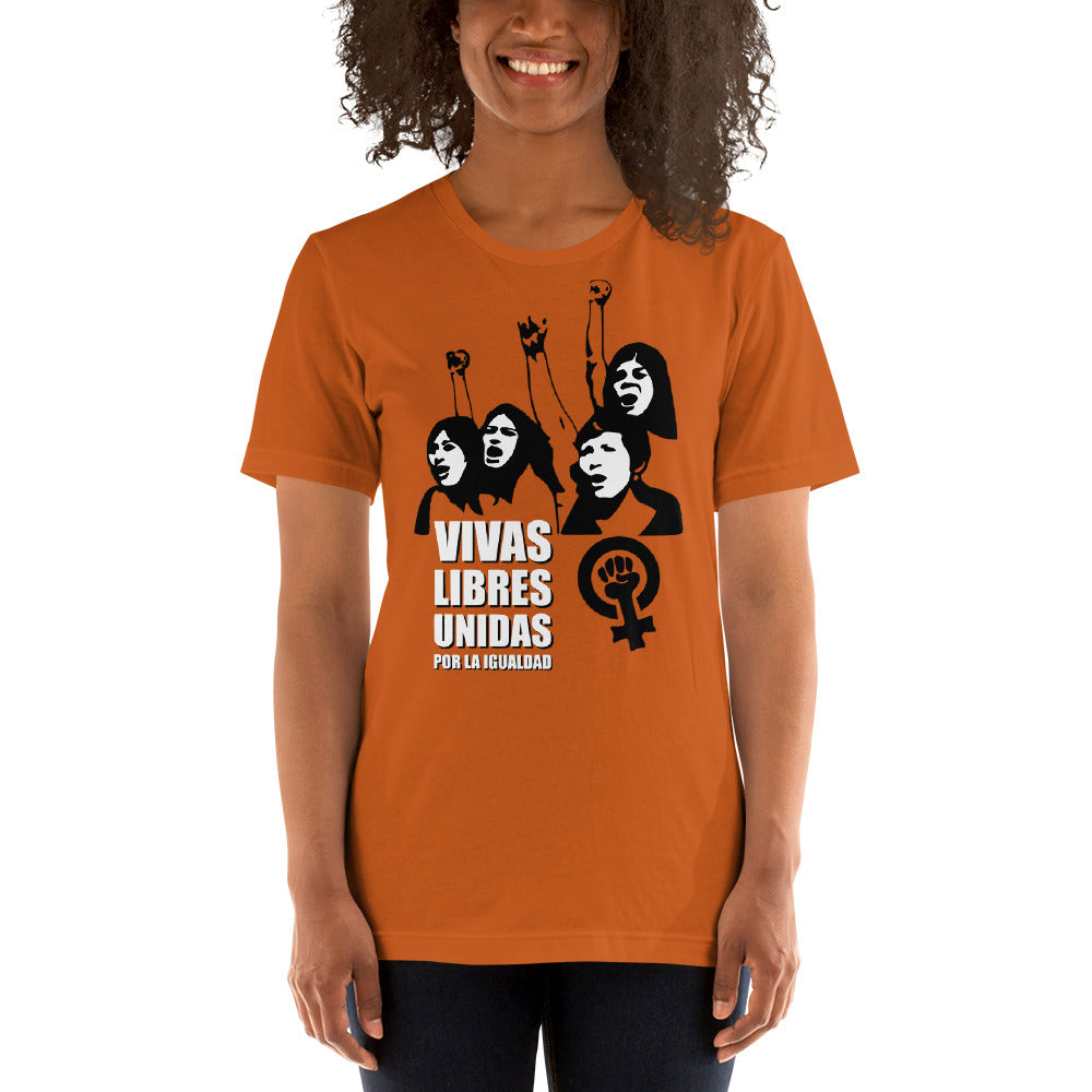 Camiseta Vivas Libres Unidas por la Igualdad