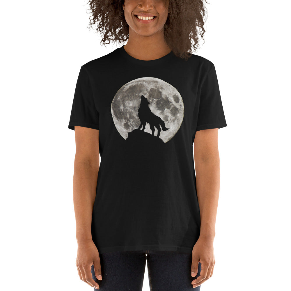 Camiseta Lobo y Luna Llena